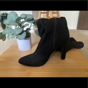 Thigh high drawstring boots